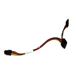 Cable alimentation ATX 4-Pin vers 2x SATA pour HP Elite 8000 8100 8200 8300 625262-001