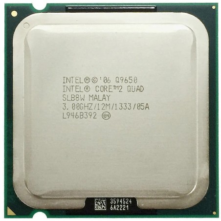 CPU INTEL Core 2 QUAD Q9650 3 Ghz 12Mo 1333 Mhz LGA775 SLB8W