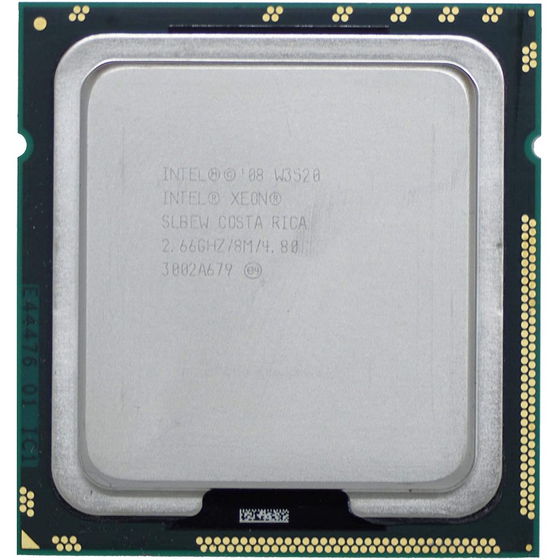 CPU Intel Xeon W3520 2.66 GHz Quad Core  1366 QPI 4.8 GT/s 8 Mo SLBEW