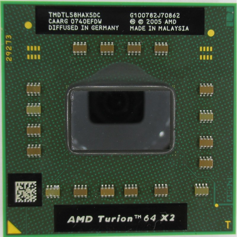 AMD Turion 64 X2 TL-58 1.9 GHz Dual-Core  GHz Dual-Core Mobile TMDTL58HAX5DC