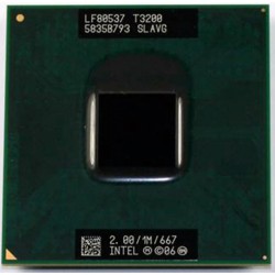 Intel Pentium Dual Core T3200  2.00 GHz SOCKET P  FSB 667 1 Mo SLAVG