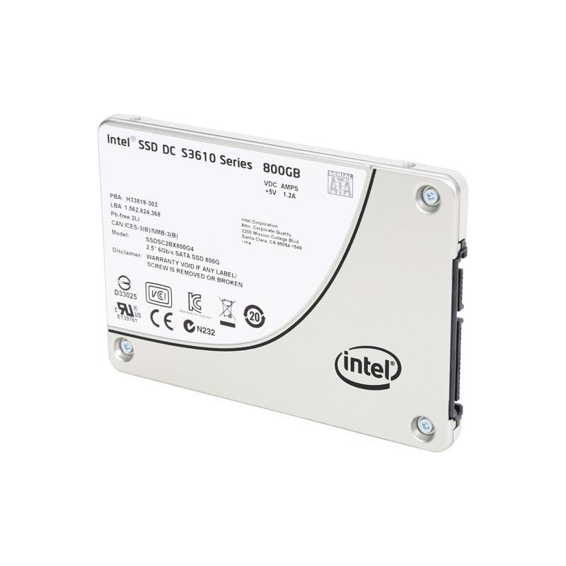 Disque dur SSD Intel 800GB SATA III 2.5" Solid-State Drive DC S3610 Serie SSDSC2BX800G4