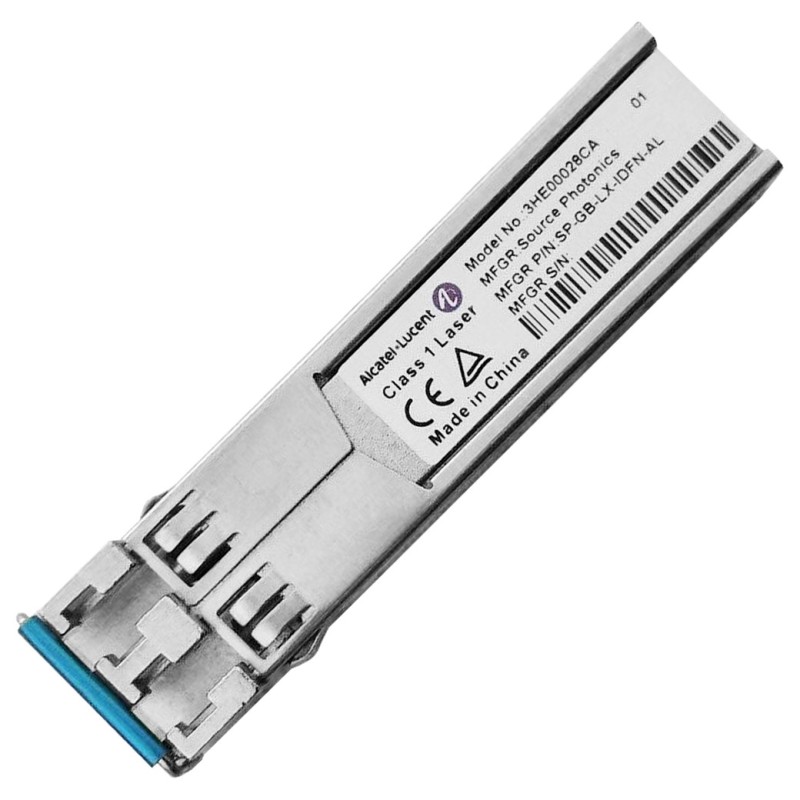 Module émetteur-récepteur optique Transceiver SFP Alcatel-Lucent 3HE00028CA 1000BASE-LX 10 km  SFP-GIGE-LX-LC ROHS 6/6 DDM