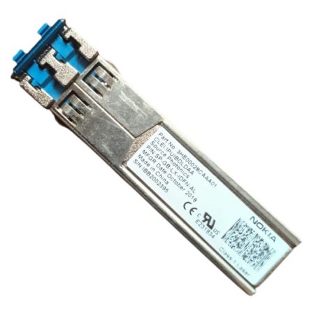 Module émetteur-récepteur optique Transceiver SFP NOKIA 3HE00028CAAA01 1GB BASE-LX 1310nm SMF LC 10km