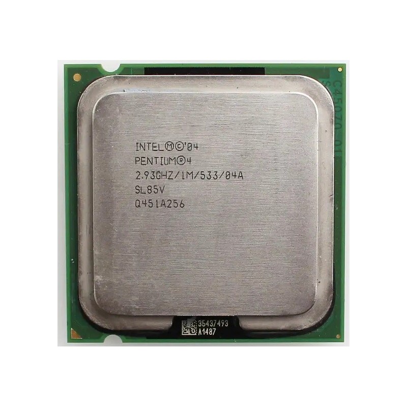 CPU Intel Pentium 4 HT 515J 2.93 GHz 1Mo 533 Mhz Socket LGA775 SL85V