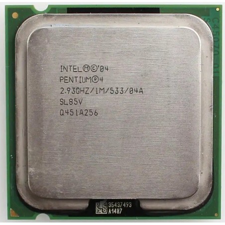CPU Intel Pentium 4 HT 515J 2.93 GHz 1Mo 533 Mhz Socket LGA775 SL85V