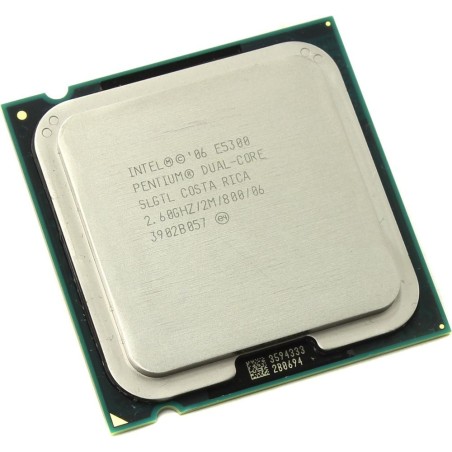 Intel PENTIUM E5300 DUAL CORE 2.6 GHz 2Mo/800 socket 775 SLGTL