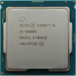 CPU INTEL Core i5-9600k 3.7 GHz 6 coeurs Socket LGA 1151 SRG11