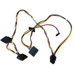 Câble d'alimentation HP 6 broches vers 4 SATA + 1 ODD pour HP 800 G3 Tower 911904-001