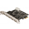 carte USB PCI Express USB 2.0 5 Ports + 1 interne