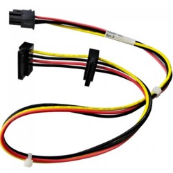 Cable alimentation ATX 4-Pin vers 2x SATA pour HP Pro 6300 MT 6200 MT 628567-001