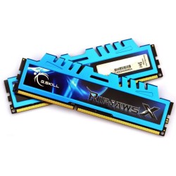 MEMOIRE G.Skill RipjawsX 8 GB 2x4GB DDR3 2133MHz Dissipateur Bleu NON ECC