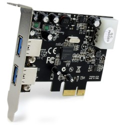 Carte Contrôleur StarTech PCI-E 2 Ports USB 3.0  low profile PEXUSB3S2