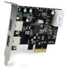 Carte Contrôleur StarTech PCI-E 2 Ports USB 3.0  low profile PEXUSB3S2