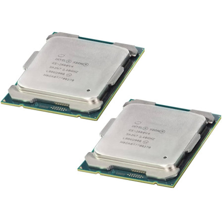 2 CPU Intel Xeon E5-2680 V4 2.4 GHz 14 Coeur 35Mo LGA 2011 SR2N7