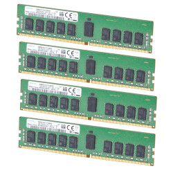 64 GO Samsung M393A2K40CB1-CRC 4x16GB DDR4-2400 PC4-19200 DDR4-2400MHz Registered ECC CL17