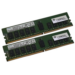 KIT 32 GO HP/SAMSUNG 2x16 Go PC4-19200 2400T CAS 17 POUR HP Z440/Z640/Z840 809082-591