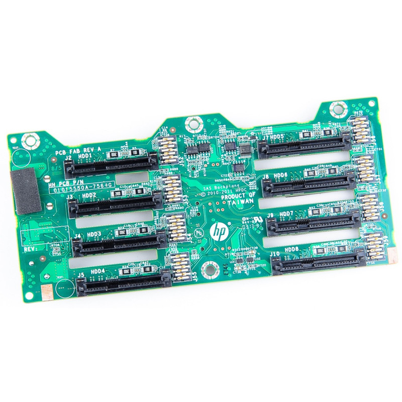 Carte connecteur baie de disque SAS SATA 2.5" pour HP proliant DL380p G8 643705-001